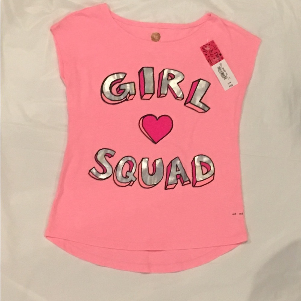 Girl size 7/8 S total girl. girl squad T-shirt NWT